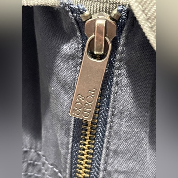 Toad & Co Corbett Canvas Jacket Size Small Chore Barn Jacket Blue Corduroy - Picture 8 of 12